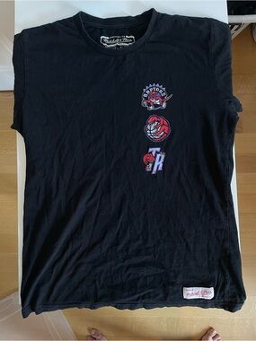 Mitchell & Ness Black Toronto Raptors Tee